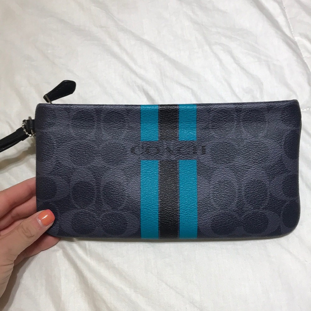 Large coach wristlet